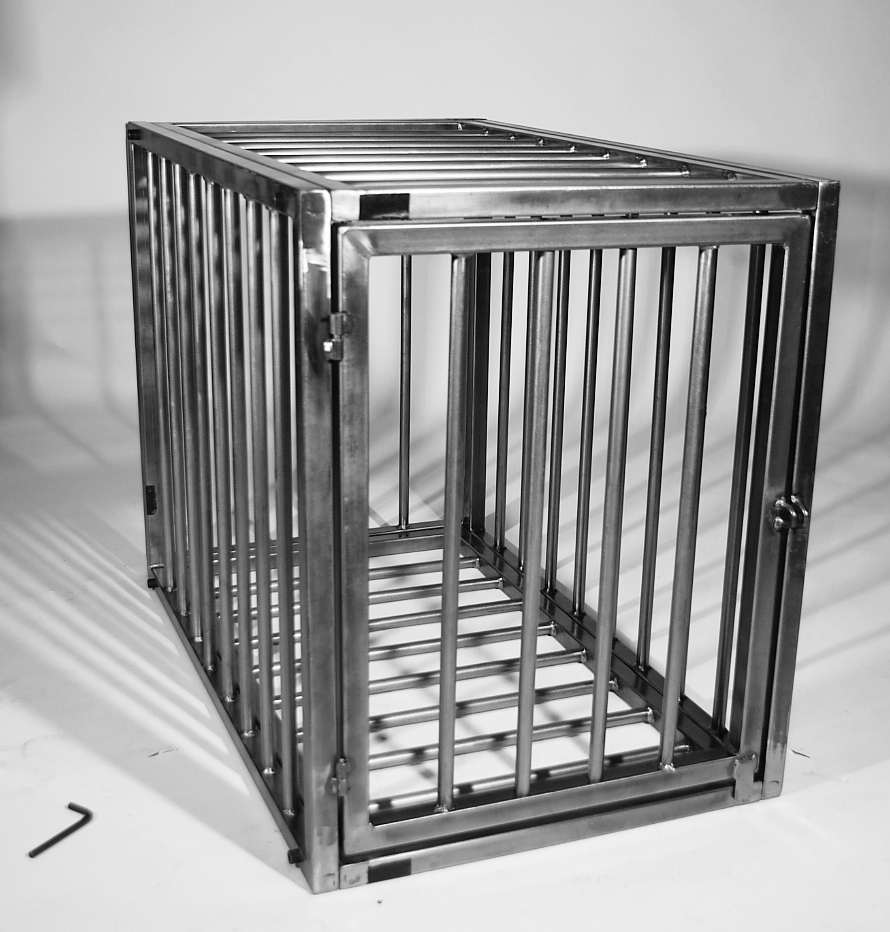BDSM Möbel - Volkskäfig - zerlegbarer Stahlkäfig